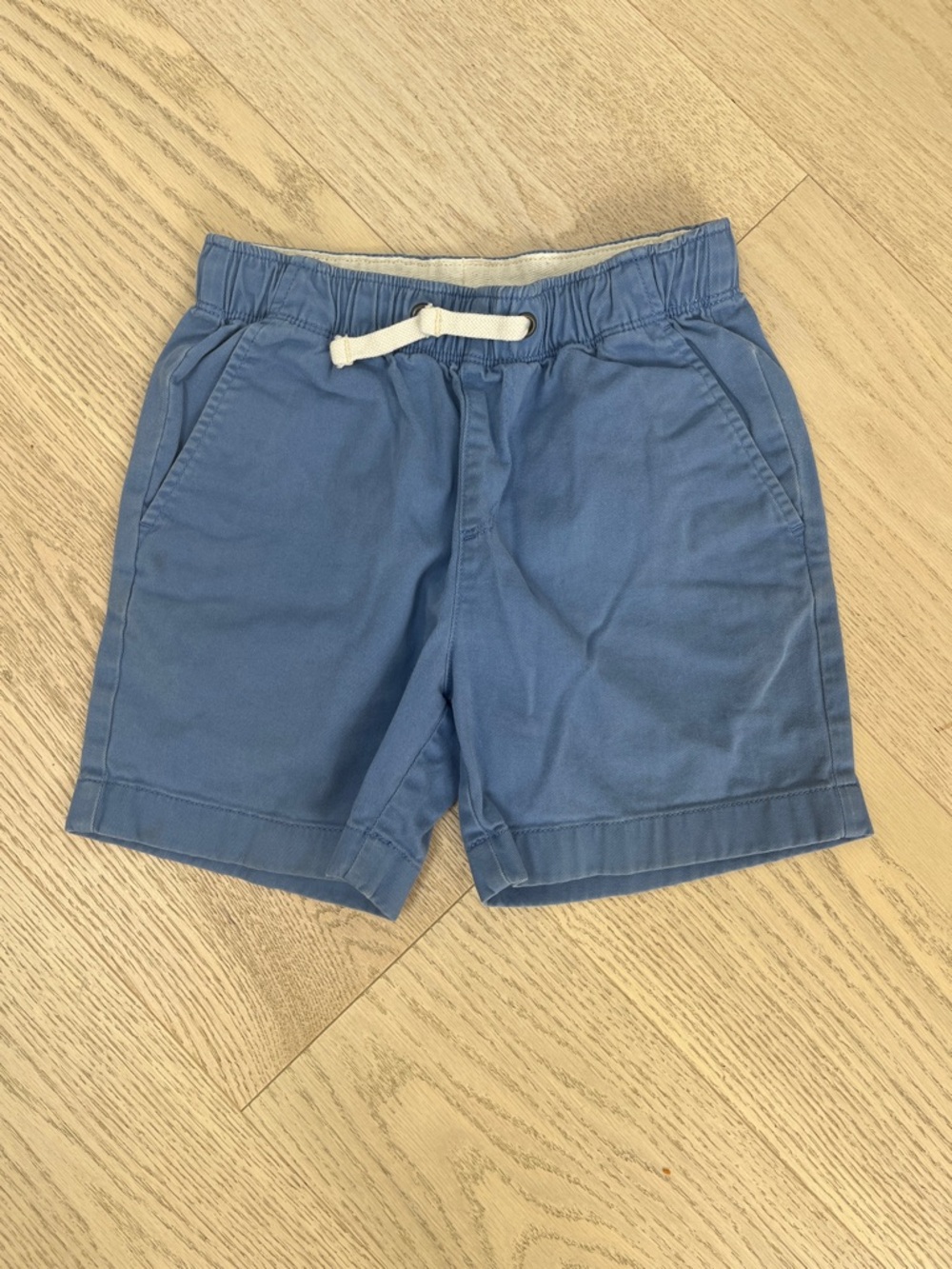 Crewcuts Blue Drawstring Cotton Shorts